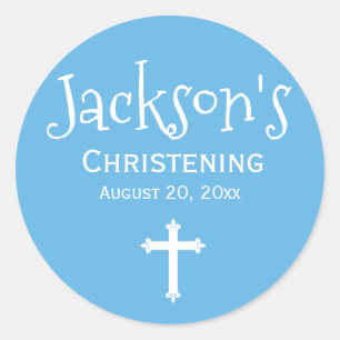Adesivo Blue White Personalization Sticker Cross