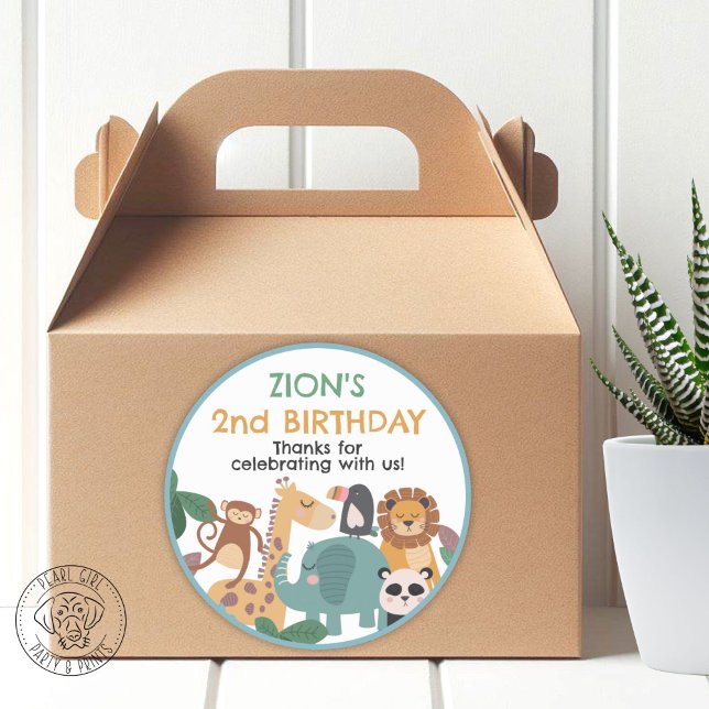 Adesivo Blue Wild Animal (Criador carregado)