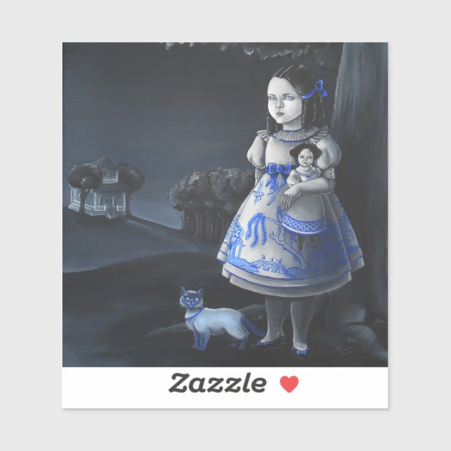 Adesivo Blue Willow Sticker (Folha)