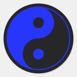 Adesivo Blue Yin Yang Sticker