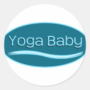 Adesivo Blue Yoga Baby