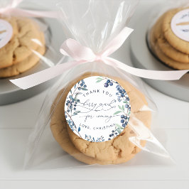 Adesivo Blueberry Berry Muito Obrigado