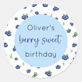 Adesivo Blueberry Birthday Berry Sweet