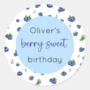 Adesivo Blueberry Birthday Berry Sweet