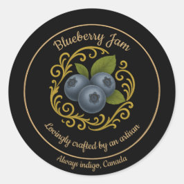 Adesivo Blueberry Dream – Artisan Jam Label