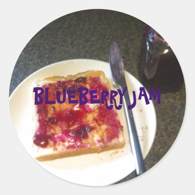 Adesivo BlueBerry Jam Sticker (Frente)