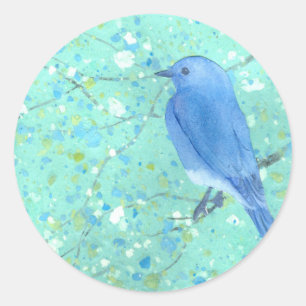 Adesivo Bluebird claro e delicado