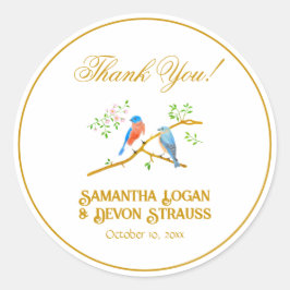 Adesivo Bluebirds Envelope Seals