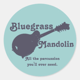 Adesivo Bluegrass Mandolin - Toda a pressão de que você pr