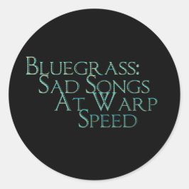 Adesivo Bluegrass: Músicas tristes em velocidade de dobra