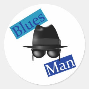 Adesivo Blues Man