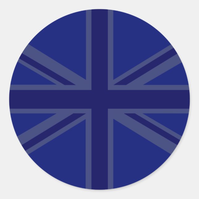 Adesivo Blues para bandeira britânica de bandeira da União (Frente)