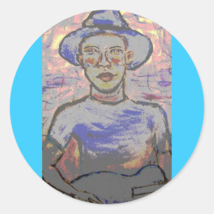 Adesivo Bluesman com alma