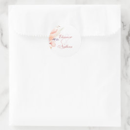 Adesivo Blush Floral Primavera Summer Wedes