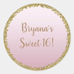 Adesivo Blush Rosa Dourado Brilho Glam Brillho Festa