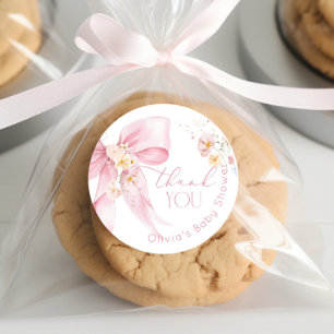 Adesivo Blush Rosa Flor Silvestre Arco Rosa Obrigada