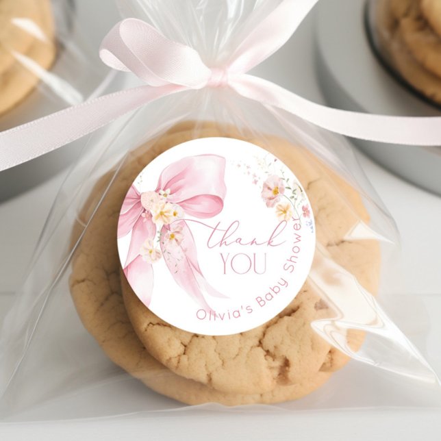 Adesivo Blush Rosa Flor Silvestre Arco Rosa Obrigada (Criador carregado)