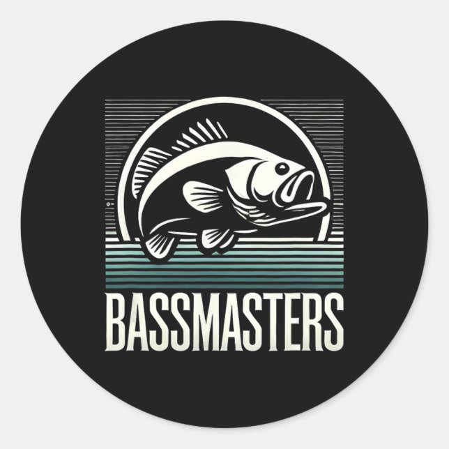 Adesivo Bmaster Retro Fisheries - Perfeito Para Anglas (Frente)