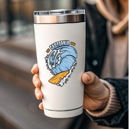 Adesivo Boa Califórnia Vibes Surfing | Autocolante