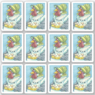 ADESIVO BOA MÃE EM OVOS E PINTINHOS DE RETENÇÃO DE BONN