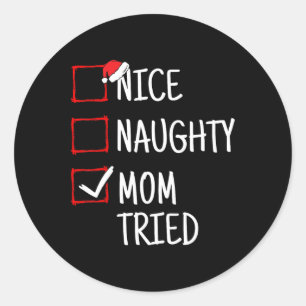 Adesivo Boa Mãe Maldita Teve Um Natal Engraçado