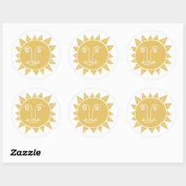 Adesivo BOA MANHÃ SUNSHINE Conjunto Colorido de