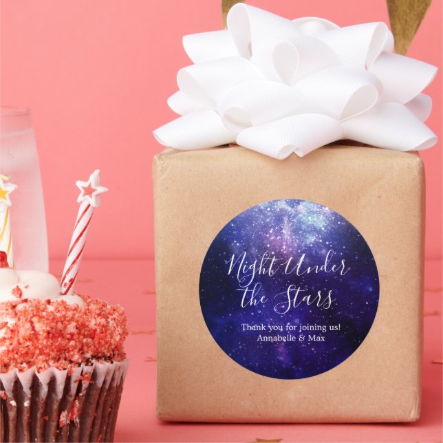 Adesivo Boa noite sob a Galáxia das Estrelas (Festa)