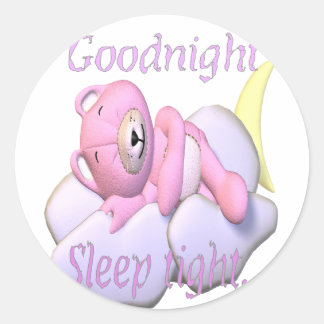 Adesivo boa noite, urso