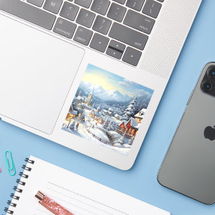 Adesivo Boa vila no dia de Natal