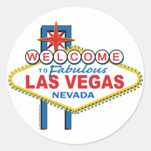 Adesivo Boa vinda a Las Vegas fabuloso