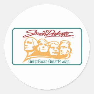 Adesivo Boa vinda sinal de estrada de South Dakota - EUA