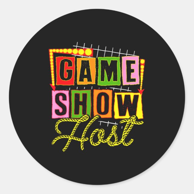 Adesivo Board Game Lover Trivia Game Night Funny Game Show (Frente)