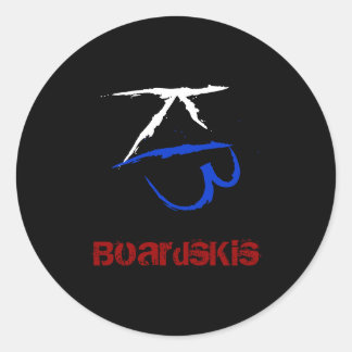 Adesivo BoardsKis - Emblem Sticker (Preto)