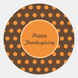 Adesivo Boas Bolinhas de Ação de Graças