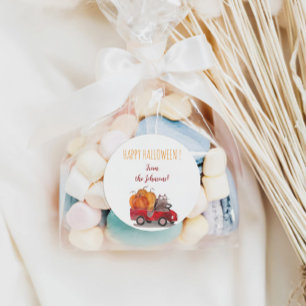 Adesivo Boas Bolsas de Halloween para doces e bebidas