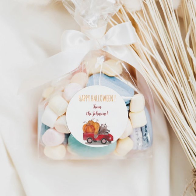 Adesivo Boas Bolsas de Halloween para doces e bebidas (Criador carregado)