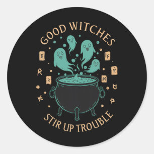Adesivo Boas Bruxas Agitam O Halloween Cauldron Gh