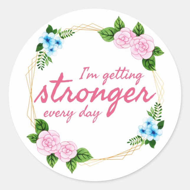 Adesivo boas práticas positivas citações de trabalho (Frente)