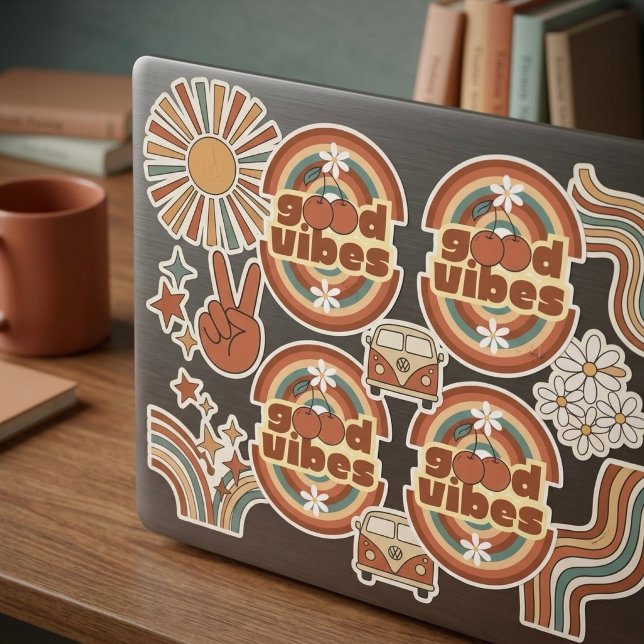 Adesivo Boas Vibrações (Criador carregado)