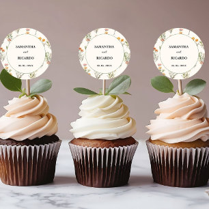 Adesivo Boas-vindas ao casamento de marfim de flores selva