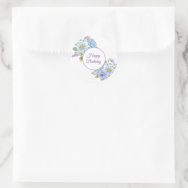 Adesivo Boas vindas de aniversário (Bolsa)