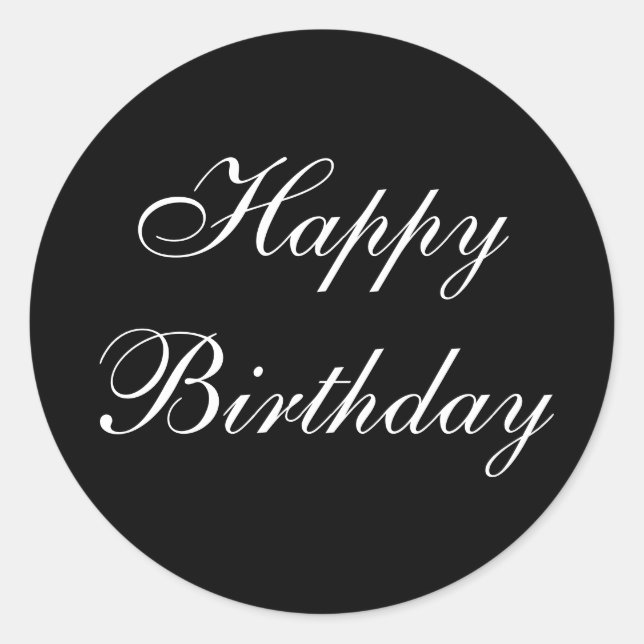 Adesivo Boas vindas de aniversário (Frente)