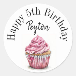 Adesivo Boas vinhetas de aniversário