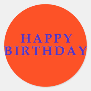 Adesivo Boas vinhetas de aniversário