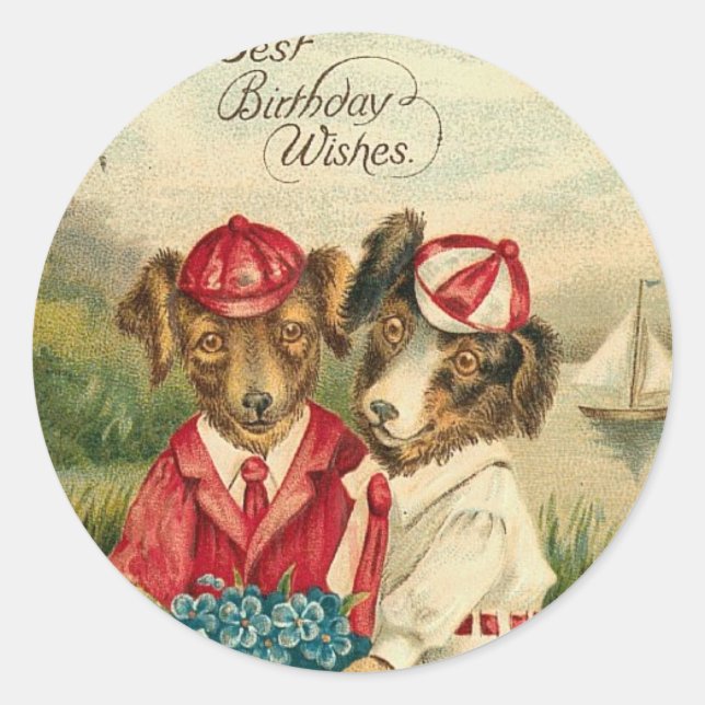 Adesivo Boas Vontades de Aniversário (Frente)