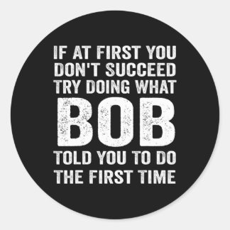 Adesivo bob nome de presente personalizado bristma engraça