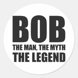 Adesivo Bob o homem o mito a legenda
