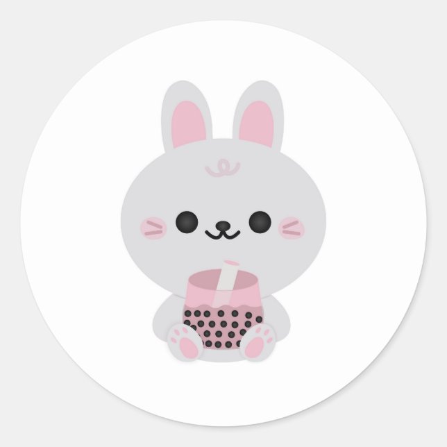 Adesivo Boba Bunny Pink (Frente)
