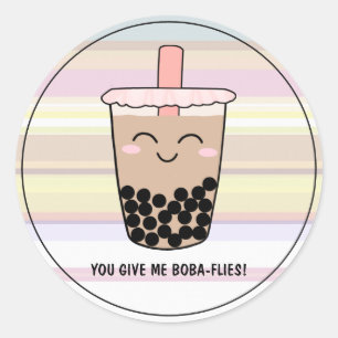 Adesivo Boba Pearl Milk Tea Pun