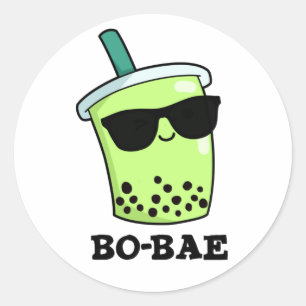 Adesivo BoBae Funny Boba Tea Pun
